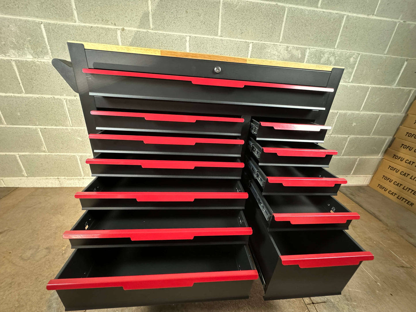 Heavy Duty 12 Drawer Tool Trolley Tool Cabinet Garage Tool Bench