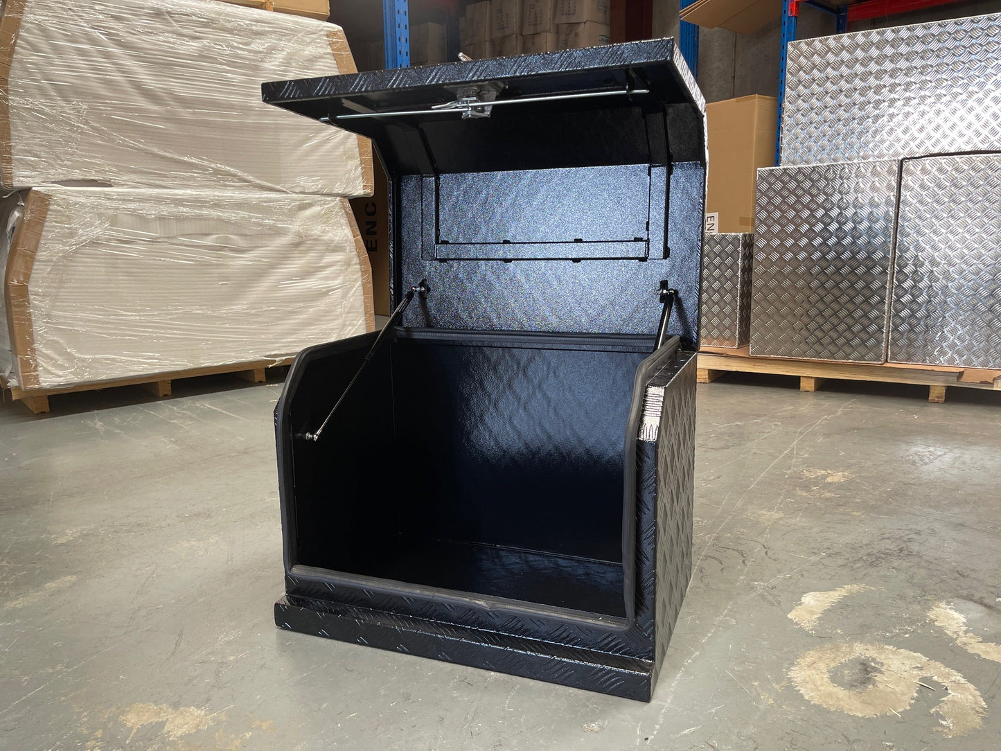 Black Generator Box - Large 750mm x 500mm Wide x 550mm High