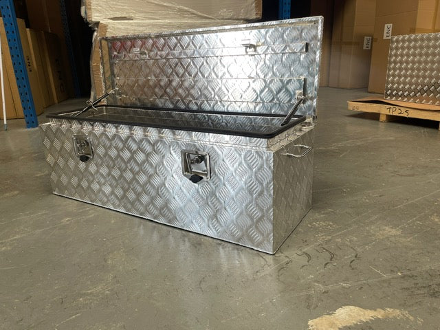 1200mm Top Opening Box - Checker Plate