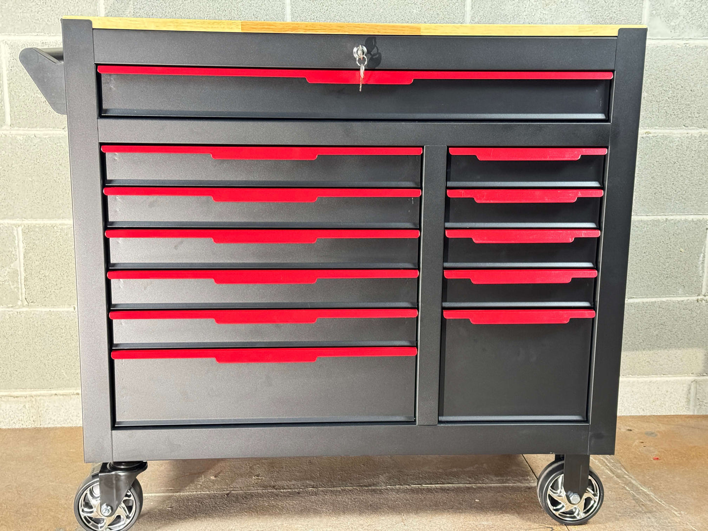 Heavy Duty 12 Drawer Tool Trolley Tool Cabinet Garage Tool Bench